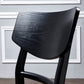 Black Modern Side Chair Solid Wood Dining Chair for Living Room Clearhalo 'Dining Chairs' 'Dining Tables & Seating' 'dining_chair' 'furn' 'furn_dining_chair' 'Furniture' 'Kitchen & Dining Furniture' 6452765