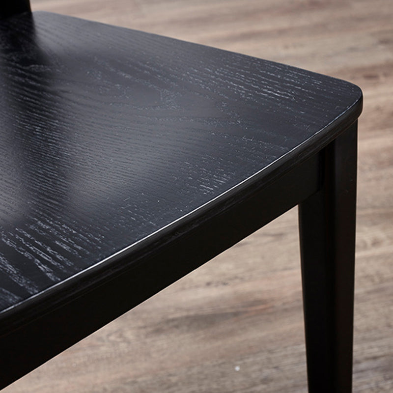 Black Modern Side Chair Solid Wood Dining Chair for Living Room Clearhalo 'Dining Chairs' 'Dining Tables & Seating' 'dining_chair' 'furn' 'furn_dining_chair' 'Furniture' 'Kitchen & Dining Furniture' 6452766
