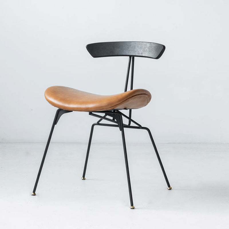 Sedie da pranzo senza braccio imbottite industriali.