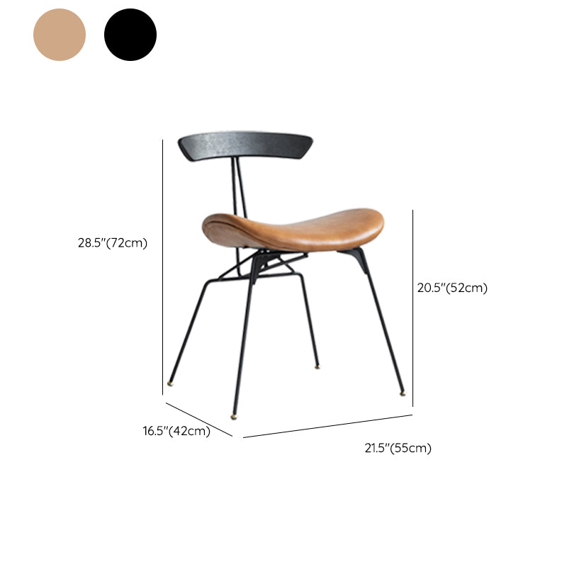 Sedie da pranzo senza braccio imbottite industriali.