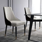 Glam Style Parsons Side Chair Leather Indoor Dining Chair with Wooden Base Clearhalo 'Dining Chairs' 'Dining Tables & Seating' 'dining_chair' 'furn' 'furn_dining_chair' 'Furniture' 'Kitchen & Dining Furniture' 6452892