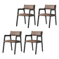 Modern Style Dining Chair Solid Wood Indoor Dining Chair with Wooden Frame