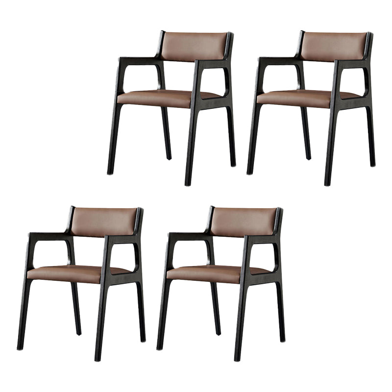 Modern Style Dining Chair Solid Wood Indoor Dining Chair with Wooden Frame