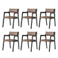 Modern Style Dining Chair Solid Wood Indoor Dining Chair with Wooden Frame