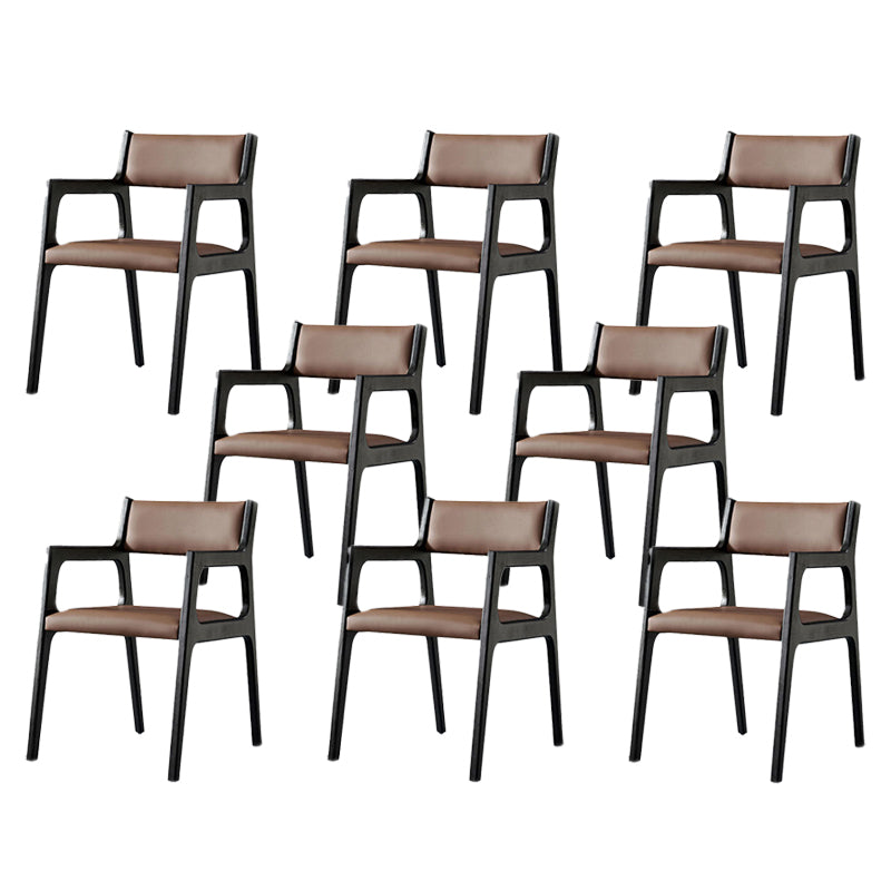 Modern Style Dining Chair Solid Wood Indoor Dining Chair with Wooden Frame