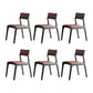 Modern Style Dining Chair Solid Wood Indoor Dining Chair with Wooden Frame