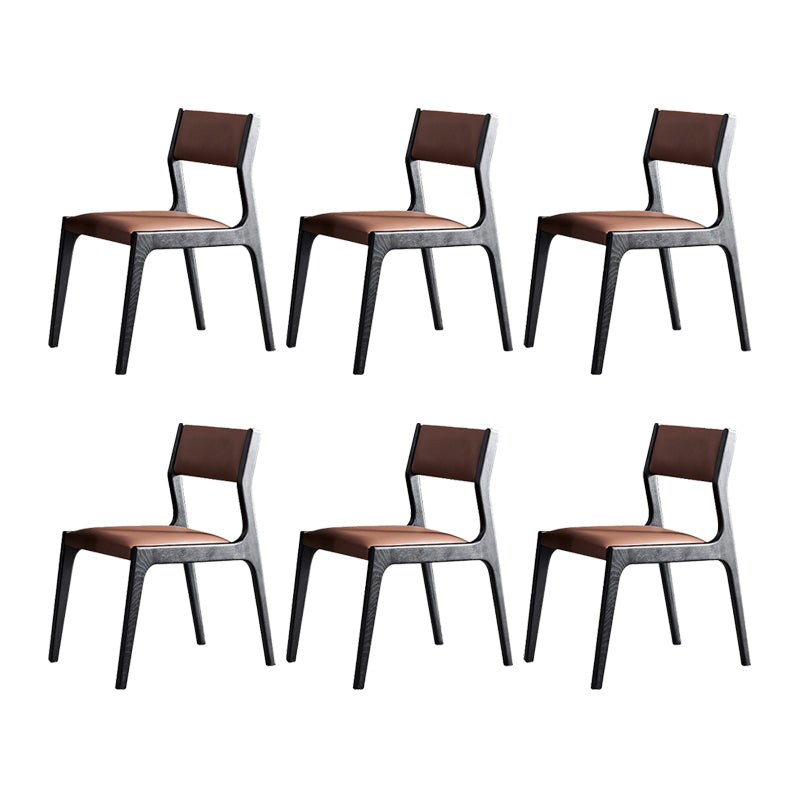 Modern Style Dining Chair Solid Wood Indoor Dining Chair with Wooden Frame