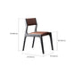 Modern Style Dining Chair Solid Wood Indoor Dining Chair with Wooden Frame