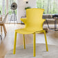 Sedia laterale impilamento in casa sedia da pranzo in plastica interna