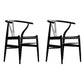 Kitchen Wood Dining Side Chair Industrial Style Chair for Kitchen