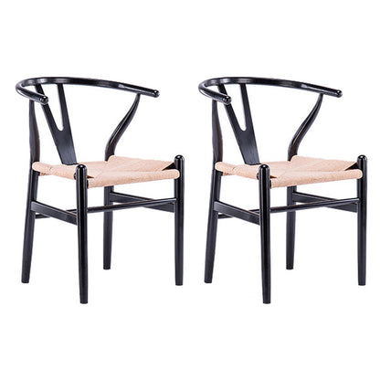 Kitchen Wood Dining Side Chair Industrial Style Chair for Kitchen