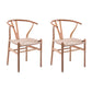 Kitchen Wood Dining Side Chair Industrial Style Chair for Kitchen