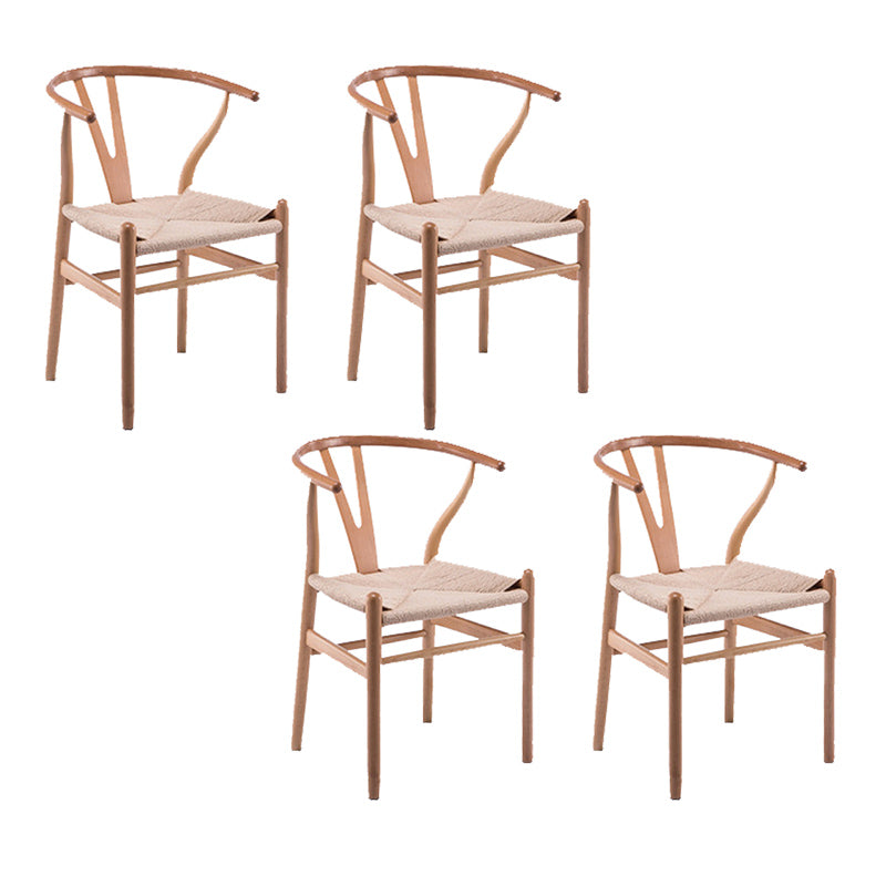 Kitchen Wood Dining Side Chair Industrial Style Chair for Kitchen