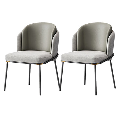 Sedia laterale glam parsons imbottita sedia da pranzo interno per casa