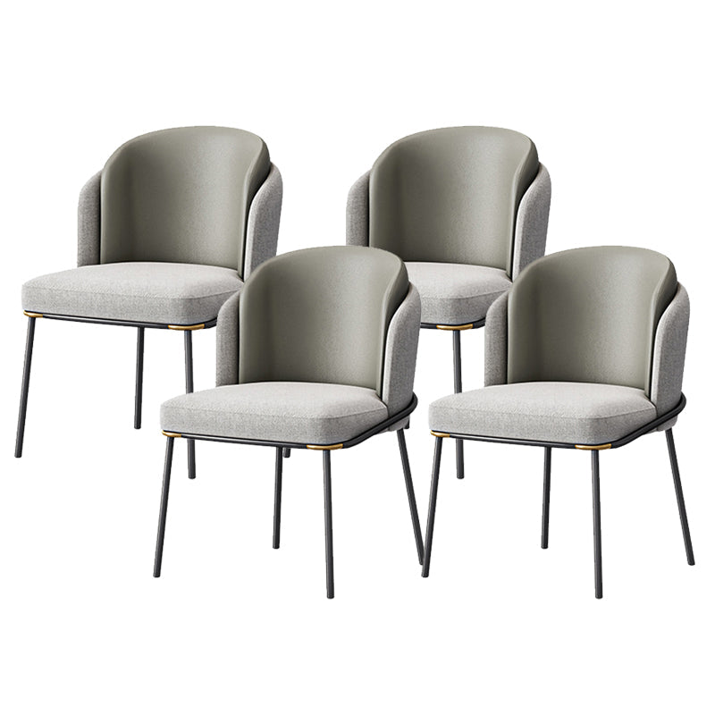 Sedia laterale glam parsons imbottita sedia da pranzo interno per casa