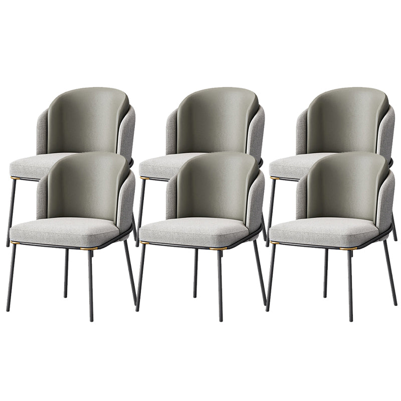 Sedia laterale glam parsons imbottita sedia da pranzo interno per casa