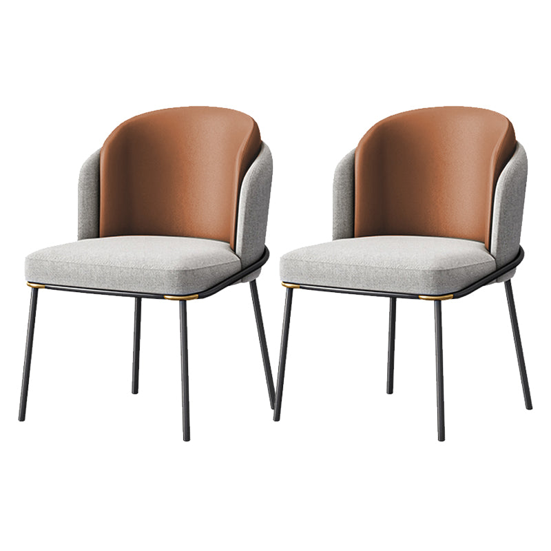 Sedia laterale glam parsons imbottita sedia da pranzo interno per casa