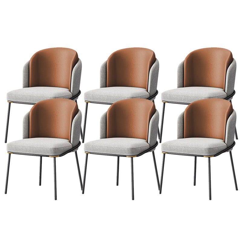 Sedia laterale glam parsons imbottita sedia da pranzo interno per casa