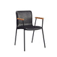 Industrial Metal Chair Dining Room Faux Leather Upholstered Arm Chair Clearhalo 'Dining Chairs' 'Dining Tables & Seating' 'dining_chair' 'furn' 'furn_dining_chair' 'Furniture' 'Kitchen & Dining Furniture' 6453160
