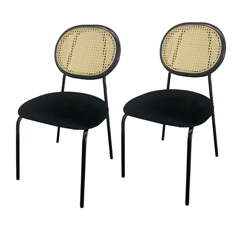 King Louis Back Side Chair Industrial Home Upholstered Dining Chair