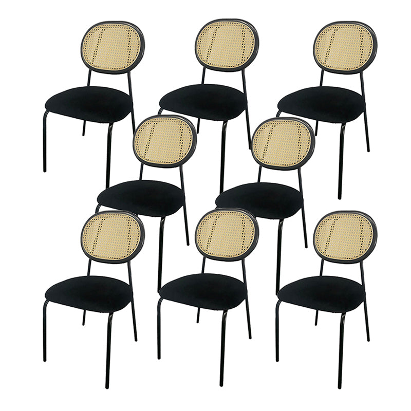 King Louis Back Side Chair Industrial Home Upholstered Dining Chair