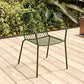 Outdoor Patio Arm Chair Metal Industrial Chairs with Slat Back Green 1 Piece Clearhalo 'Dining Chairs' 'Dining Tables & Seating' 'dining_chair' 'furn' 'furn_dining_chair' 'Furniture' 'Kitchen & Dining Furniture' 6453398