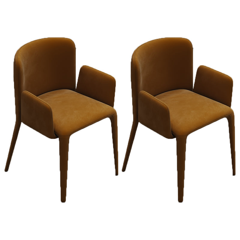 Sedia da pranzo parsons moderna velluto sedia da pranzo interno per soggiorno