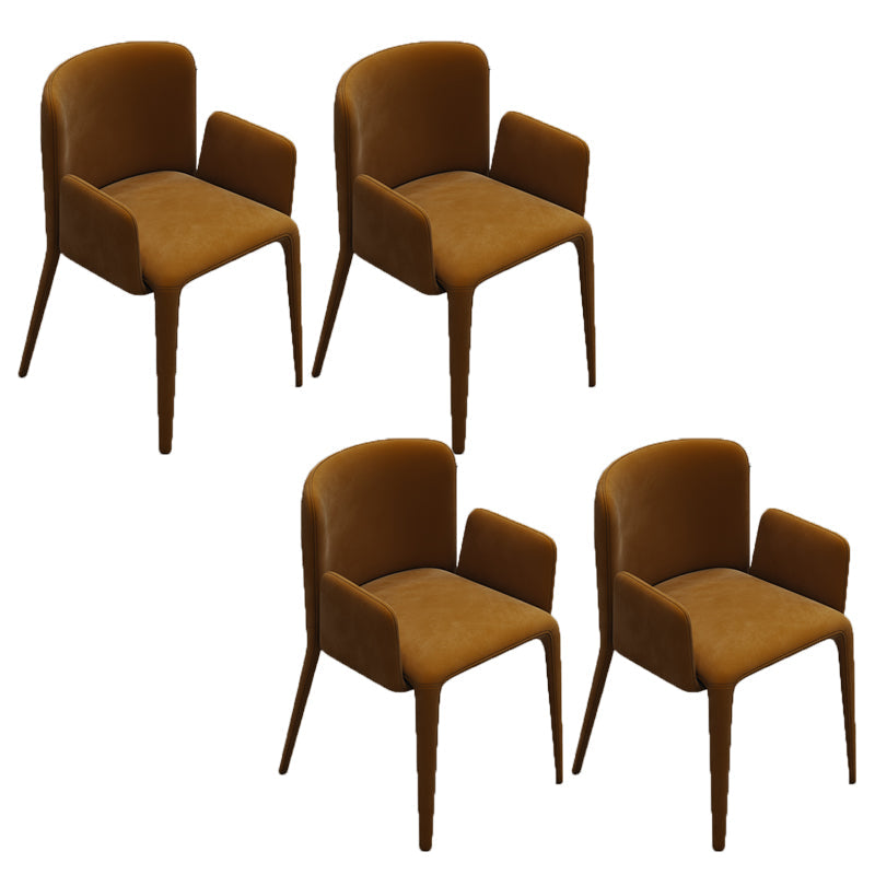 Sedia da pranzo parsons moderna velluto sedia da pranzo interno per soggiorno