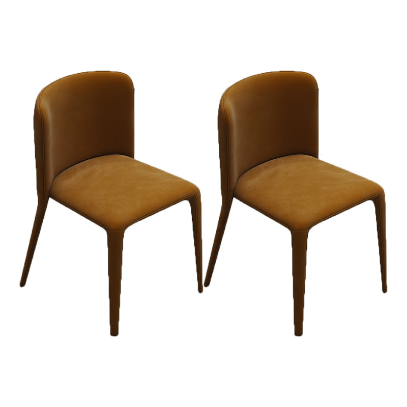 Sedia da pranzo parsons moderna velluto sedia da pranzo interno per soggiorno