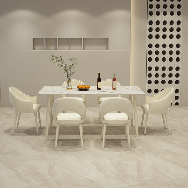 Modern Parsons Dining Chair Velvet Indoor Dining Chair for Living Room