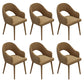 Modern Parsons Dining Chair Velvet Indoor Dining Chair for Living Room