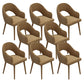 Modern Parsons Dining Chair Velvet Indoor Dining Chair for Living Room