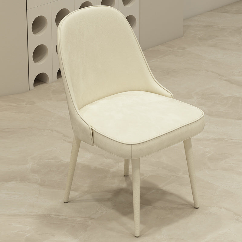 Modern Parsons Dining Chair Velvet Indoor Dining Chair for Living Room