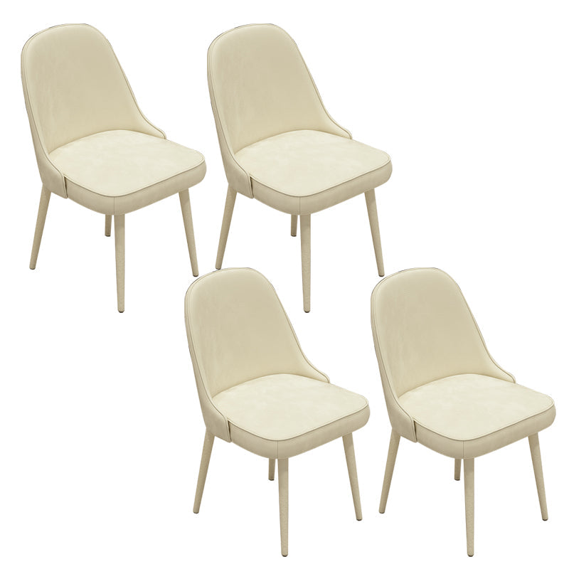 Modern Parsons Dining Chair Velvet Indoor Dining Chair for Living Room