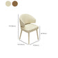 Modern Parsons Dining Chair Velvet Indoor Dining Chair for Living Room