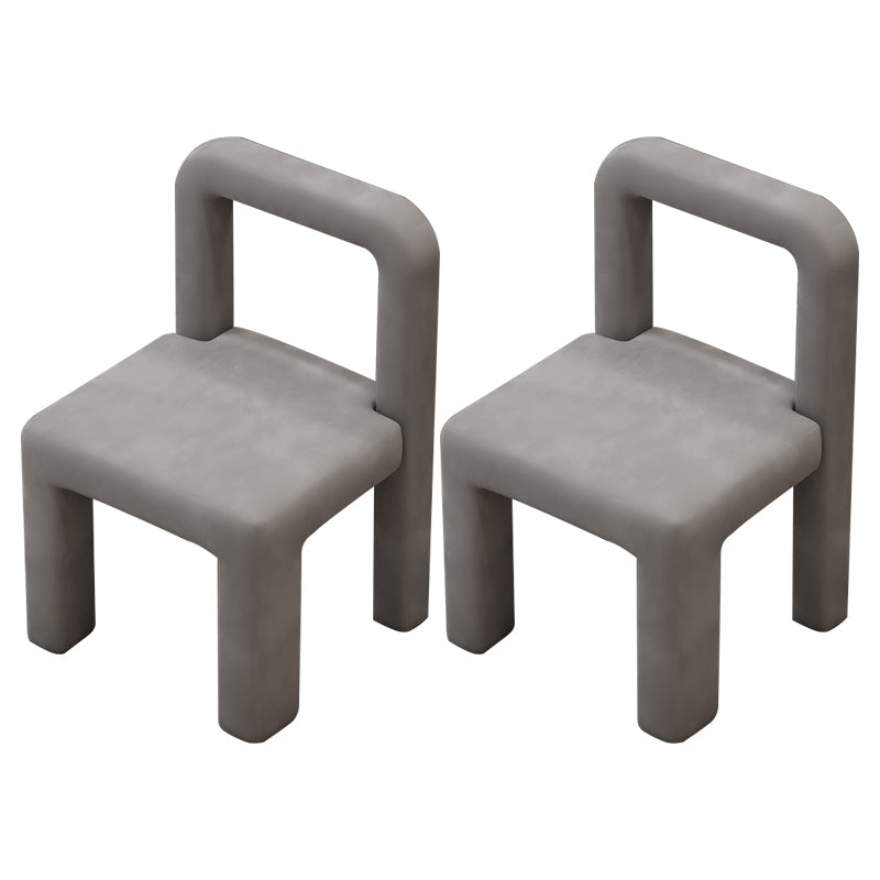 Moderne Parsons eetkamerstoel fluwelen eetkamerstoel voor eetkamer