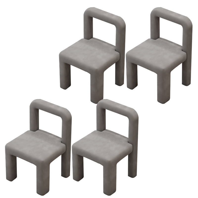 Moderne Parsons eetkamerstoel fluwelen eetkamerstoel voor eetkamer