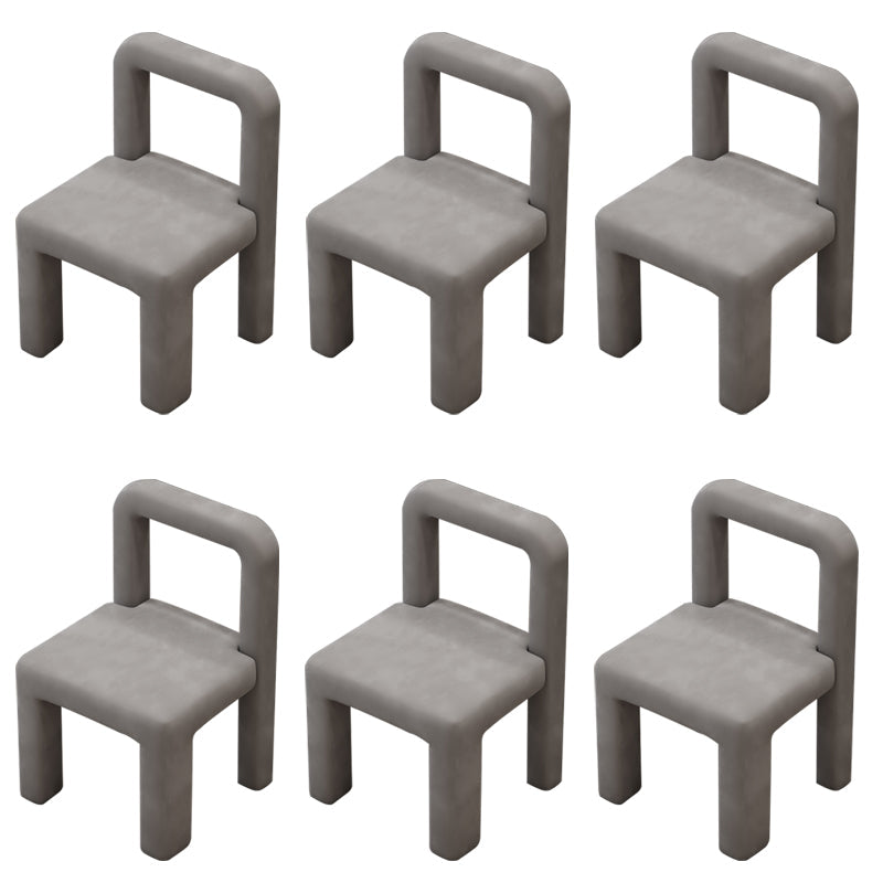 Moderne Parsons eetkamerstoel fluwelen eetkamerstoel voor eetkamer