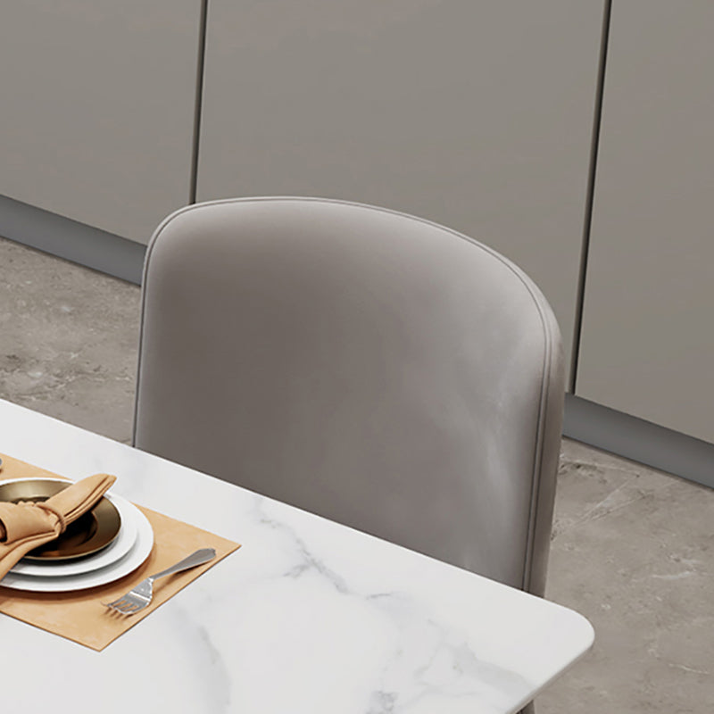 Moderne Parsons eetkamerstoel fluwelen eetkamerstoel voor eetkamer