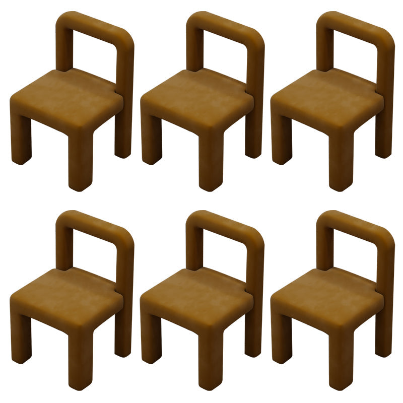 Moderne Parsons eetkamerstoel fluwelen eetkamerstoel voor eetkamer