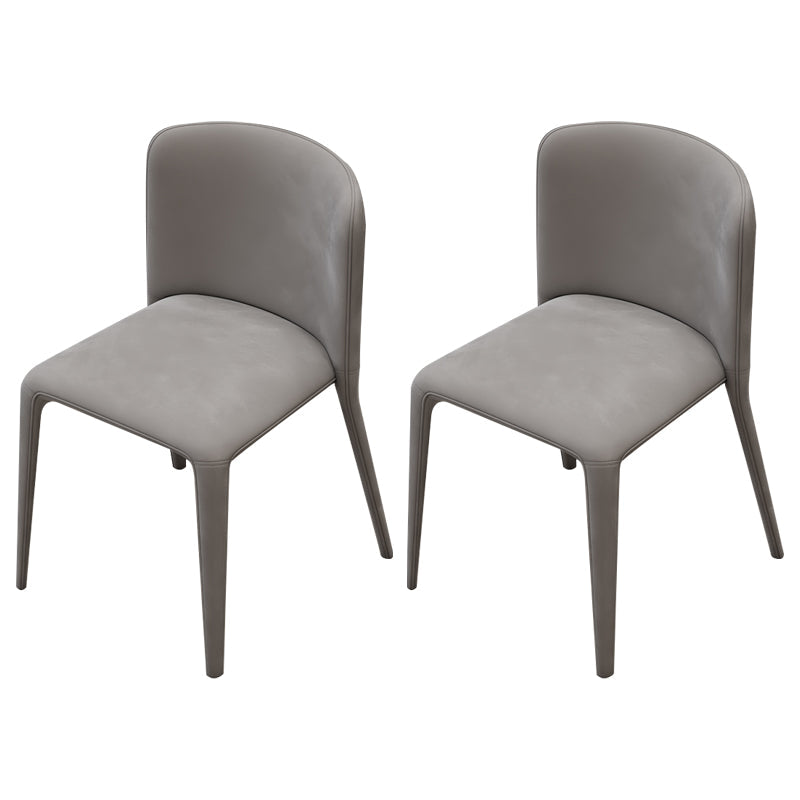 Moderne Parsons eetkamerstoel fluwelen eetkamerstoel voor eetkamer