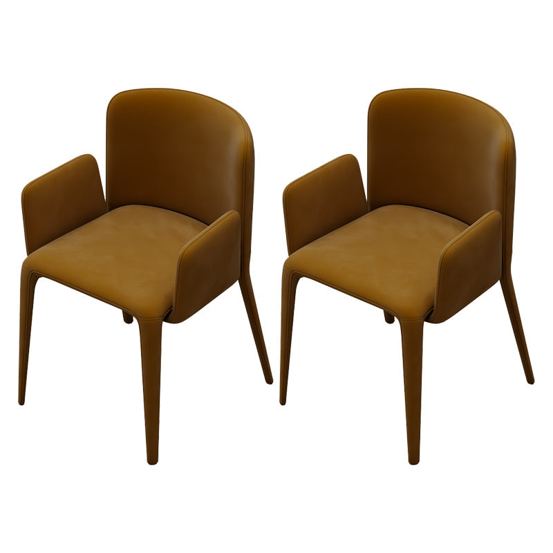 Moderne Parsons eetkamerstoel fluwelen eetkamerstoel voor eetkamer