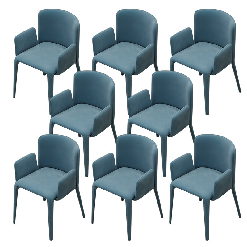 Moderne Parsons eetkamerstoel fluwelen eetkamerstoel voor eetkamer