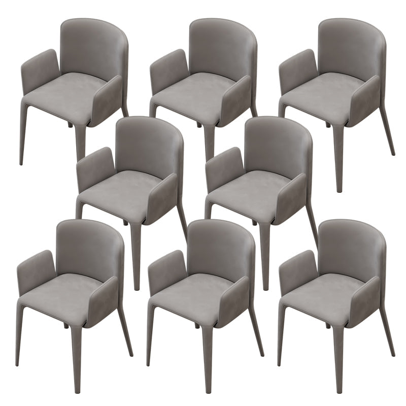 Moderne Parsons eetkamerstoel fluwelen eetkamerstoel voor eetkamer