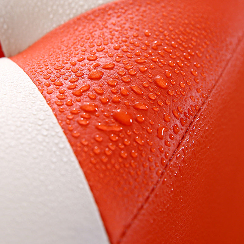 Color Panel Pouf Ottoman Stain Resistant Square Faux Leather Tufted Ottoman Clearhalo 'furn' 'furn_ottomans_poufs' 'Furniture' 'Living Room Furniture' 'Ottomans & Poufs' 'ottomans_poufs' 6453581