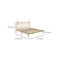 Glam Iron Open-Frame Bed with Spindle Headboard Solid Color in Gold Clearhalo 'Bedroom Furniture' 'Beds' 'furn' 'furn_beds' 'Furniture' 6453694