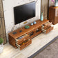 Vintage Stand Console Rubberwood TV Media Console with Drawers Clearhalo 'furn' 'furn_tv_stands_entertainment_centers' 'Furniture' 'Living Room Furniture' 'TV Stands & Entertainment Centers' 'TV Stands & Media Storage Furniture' 'tv_stands_entertainment_centers' 6457202