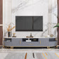 Stone Media Console Contemporary TV Stand Console for Living Room Clearhalo 'furn' 'furn_tv_stands_entertainment_centers' 'Furniture' 'Living Room Furniture' 'TV Stands & Entertainment Centers' 'TV Stands & Media Storage Furniture' 'tv_stands_entertainment_centers' 6457226