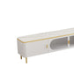 Stone Media Console Enclosed Storage TV Stand Console with Drawers Clearhalo 'furn' 'furn_tv_stands_entertainment_centers' 'Furniture' 'Living Room Furniture' 'TV Stands & Entertainment Centers' 'TV Stands & Media Storage Furniture' 'tv_stands_entertainment_centers' 6457241