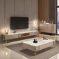 Glam Stone Stand Console Drawers Included Media Console with Doors Clearhalo 'furn' 'furn_tv_stands_entertainment_centers' 'Furniture' 'Living Room Furniture' 'TV Stands & Entertainment Centers' 'TV Stands & Media Storage Furniture' 'tv_stands_entertainment_centers' 6457321